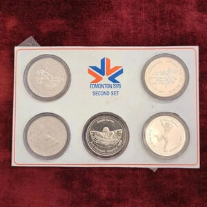Edmonton Commonwealth Games  Commemorative Medallions (2)